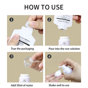 GLAMLASH-Cílios Espuma Limpador para Extensão Lash, Shampoo Concentrado com Garrafa Vazia, 5ml, 5Pcs 10 principais vendas frasco espuma pestanas - №5