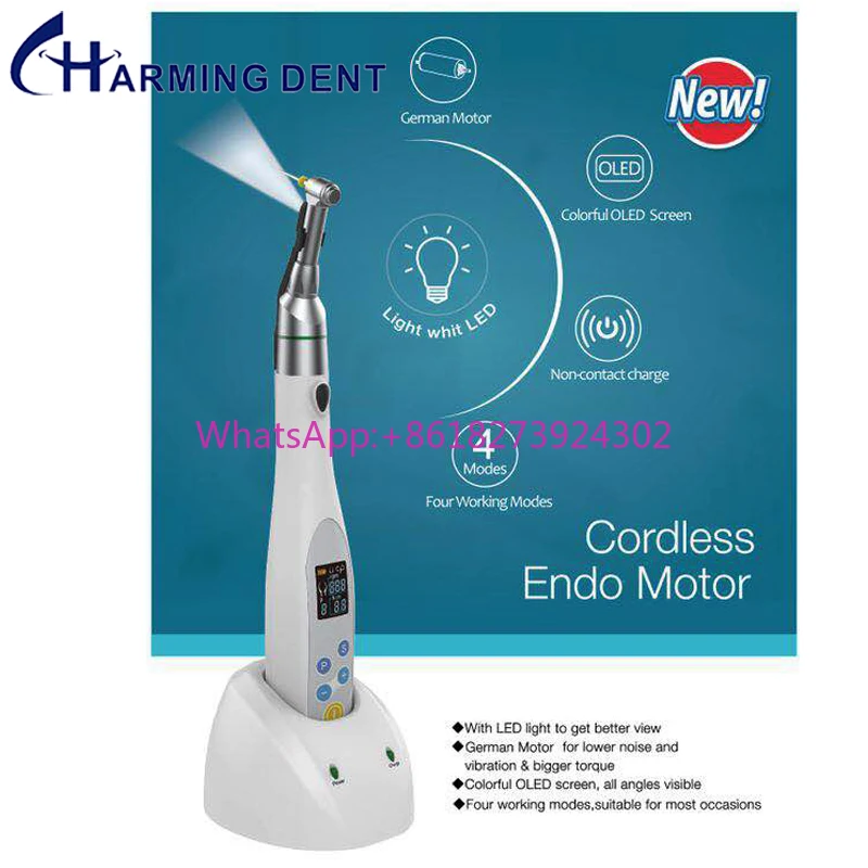 

Endodontic Treatment Charming Dental Endo Motor Wireless With LED Light / Root canal Instruments Endodontic Motor Reciprocating