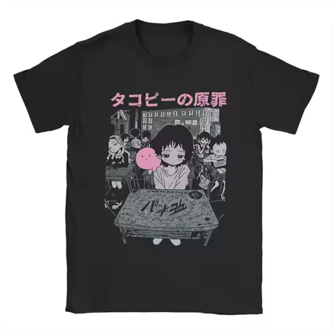 Takopis Orignal Sin Men's T Shirts Funny Tees Short Sleeve Round Neck T-Shirts Cotton Gift Idea Tops Harajuku Kawaii Clothes