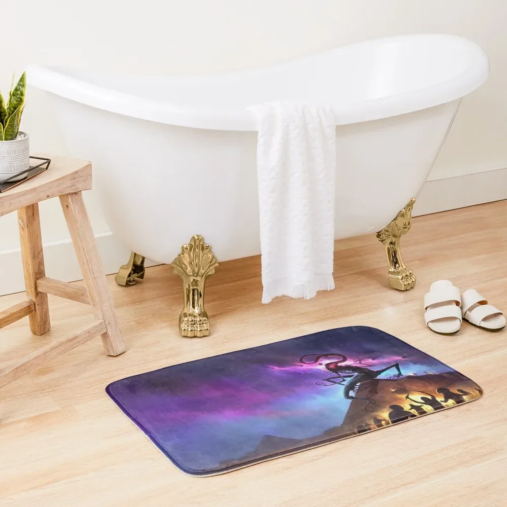 

Masks of Nyarlathotep, Book 2 Cover by Sam Lamont Bath Mat Bathroom Carpets Sleeping Room Rugs Mat