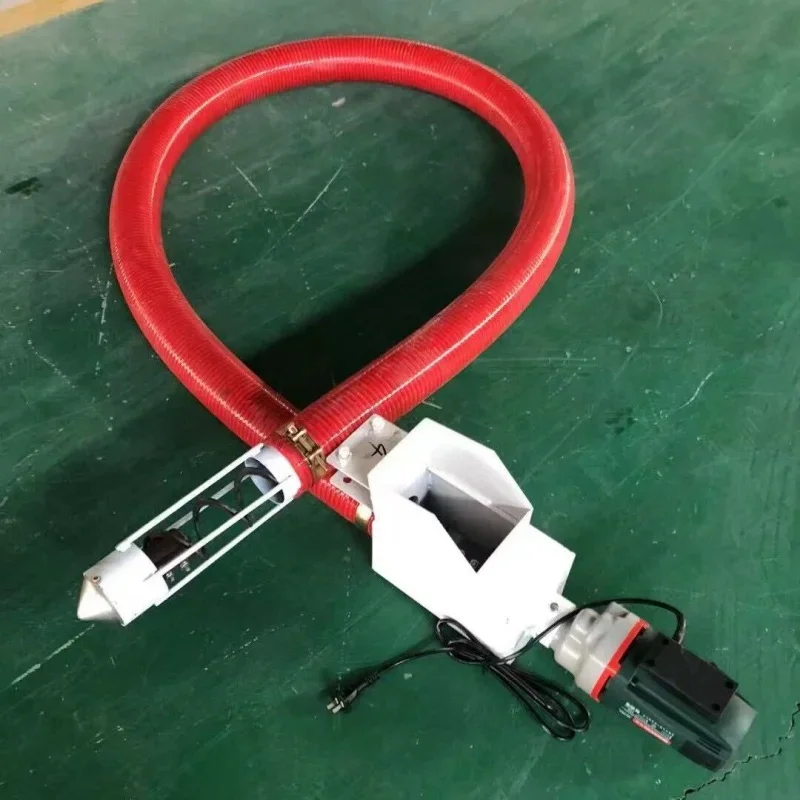 Motor Flexible Hose Pneumatic Grain Unloader Conveyor 220V 1.7kw/2.8kw/3.3kw Big Power Grain Suction Machine Electri Drill
