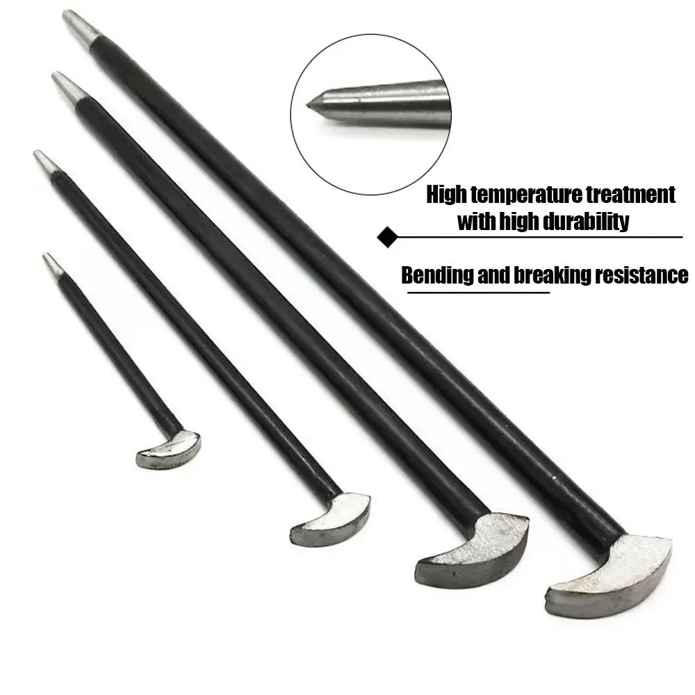 Double-Ended Nail Puller High-quality Carbon Steel Multifunctional Crowbar Woodworking Tools Sturdy Nail Remover Tool