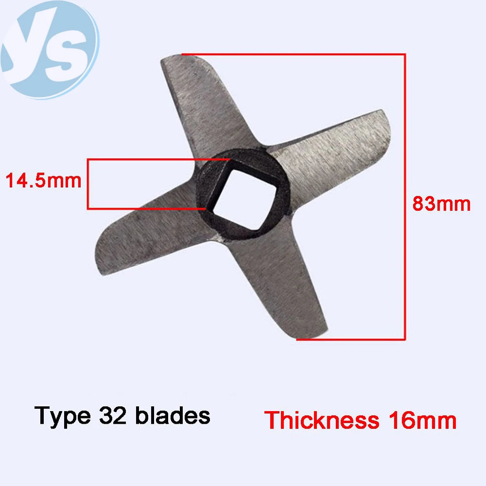 32 Type Electric Meat Grinder Orifice Plate Meat Grinder Blade Orifice Plate Meat Outlet Sieve Plate 32 # Meat Grate Round Hole