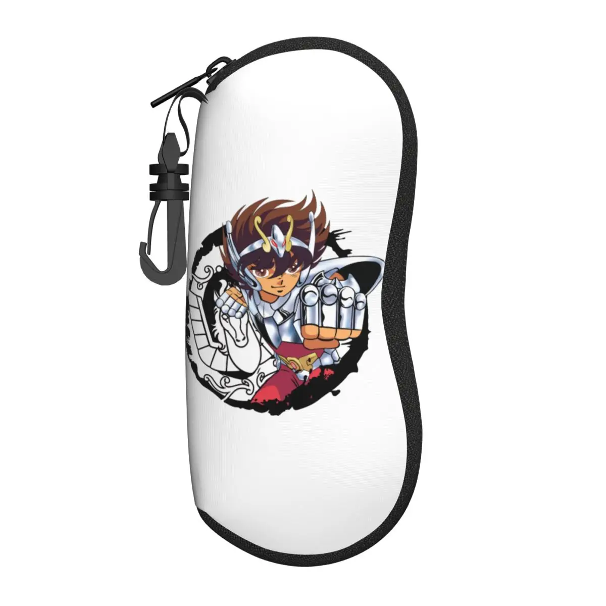 Custom Saint Seiya Pegasus Eyeglass Glasses Case Men Women Soft Knights Of The Zodiac Sunglasses Protective Pouch