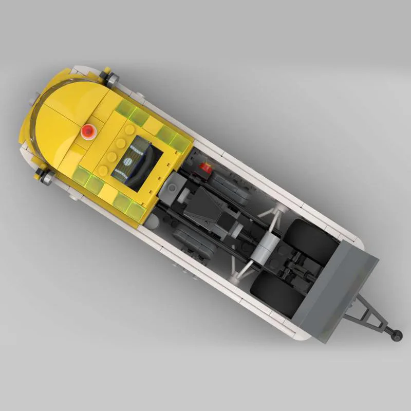 263 PCS Racing Car Dragster Mental Breakdown MOC Customize Modular Building Block Educational Popular DIY Toy Birthday Gift