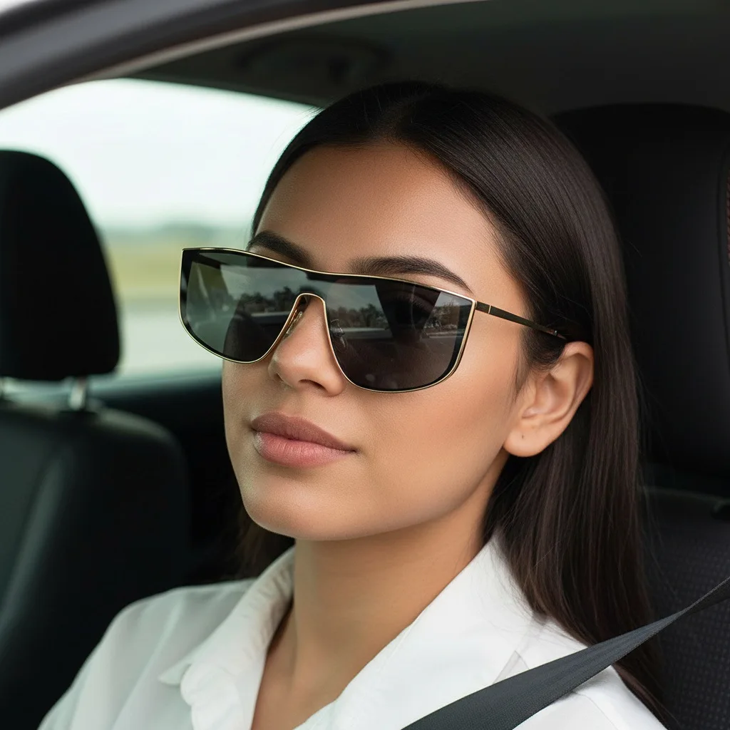 Vintage Metallrahmen Quadratische Sonnenbrille für Damen und Herren Rechteckige Sonnenbrillen Ovale Brillen für Männer und Frauen