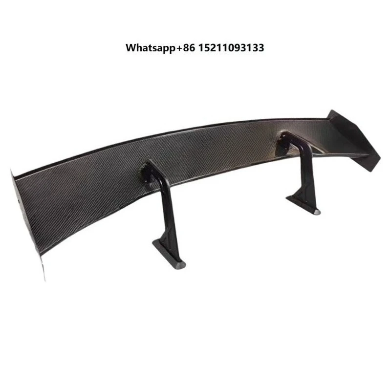 In Stock Carbon Spoiler Dry Carbon Fiber Rear Wing for Three-box Car Universal
