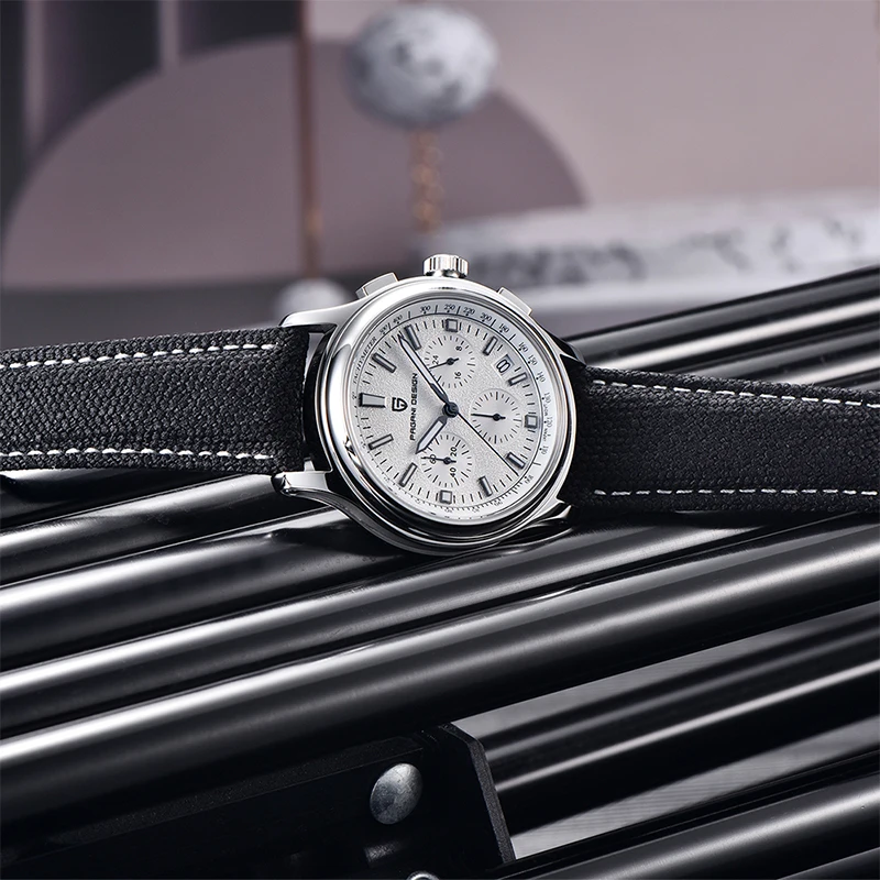 PAGANI DESIGN Top Brand Quartz Men Watch VK63 Sapphire Glass Stainless Steel Waterproof Chronograph 40mm Classic Watches for Men