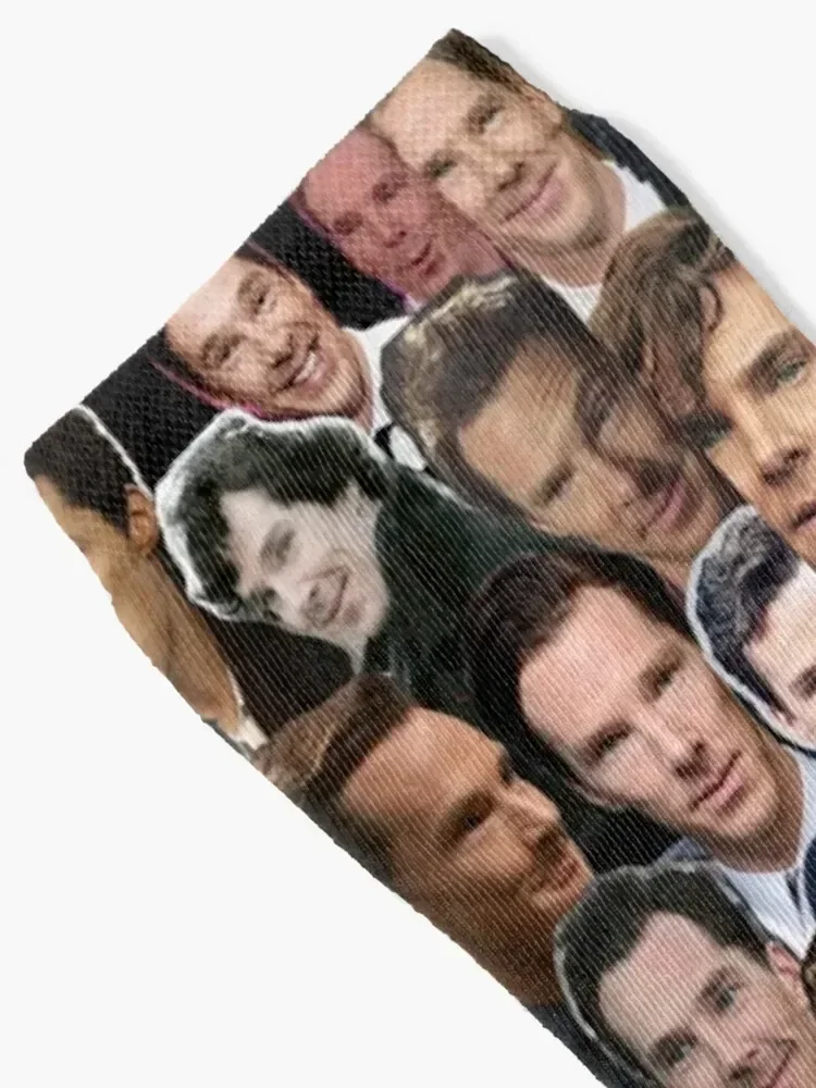 Benedict Cumberbatch Collage Socks custom crazy winter gifts Wholesale Socks Women's Men's