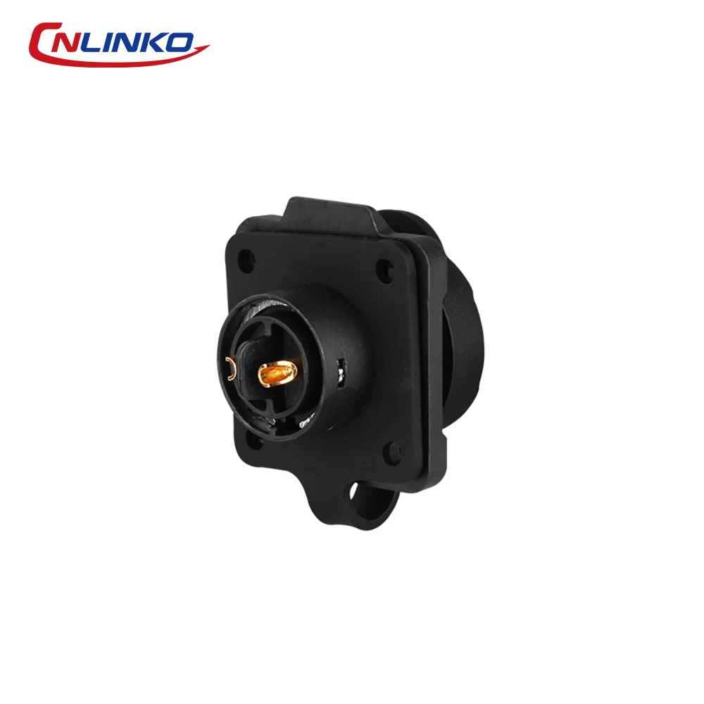 CNLINKO M16 Waterproof IP68 Power Connector 2-9Pin Male/Female Set Panel Mount for Outdoor Solar Panel & Industrial Equipment