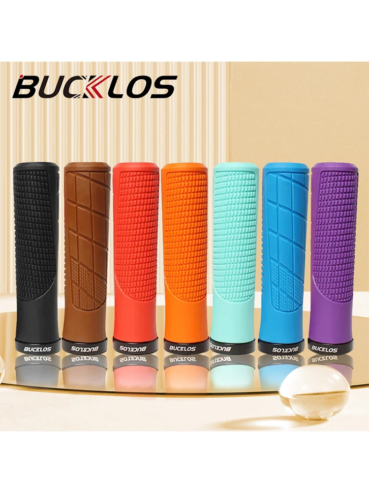 AliExpress BUCKLOS Mountain Bike Grip Integreted Lockable Bicycle Grips Soft Bike Handlebar Grip Waterproof MTB