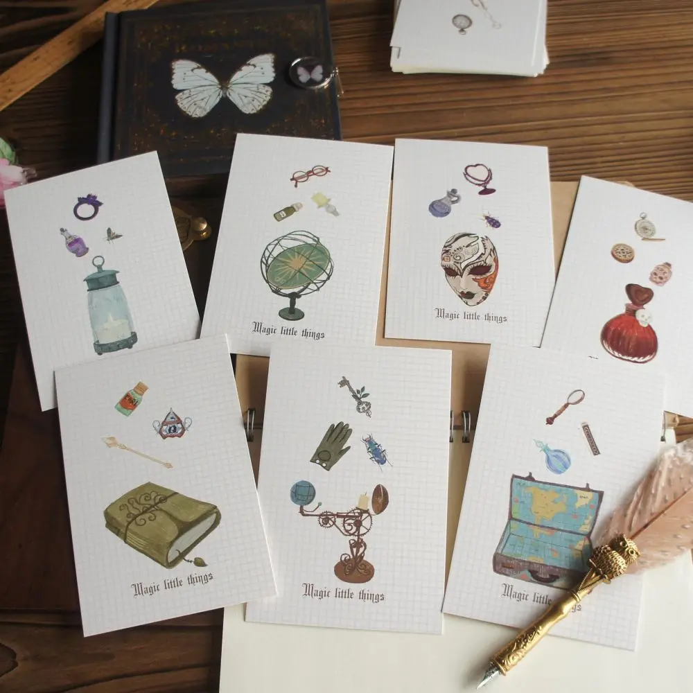 

15pcs Use Things of Magic School Card As Party Invitation DIY Decoration Gift Message Card Postcard Scrapbooking Use