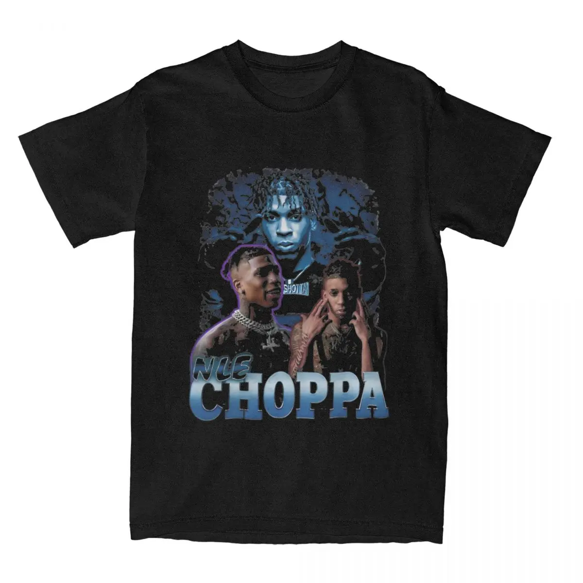 Men Women Nle Choppa Lil Baby T Shirts Hip Hop Rap Music Album 100% Cotton Tops Short Sleeve Tees Birthday Present T-Shirt