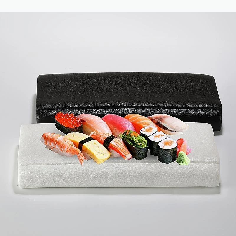 

Long Strip Ceramic Plate Sushi Plate Dining Plates Dim Sum Dish Pastry Plates Dessert Fruit Dish Cake Snack Tray