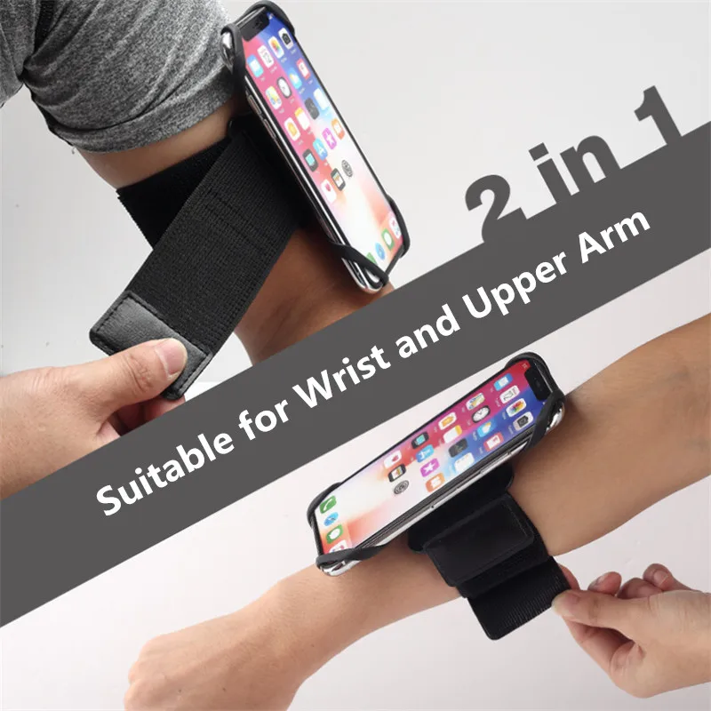 Sports Armband Universal Outdoor Phone Holder Wrist Case Gym Running Phone Bag Arm Band Case for iPhone 14 11 Pro Max
