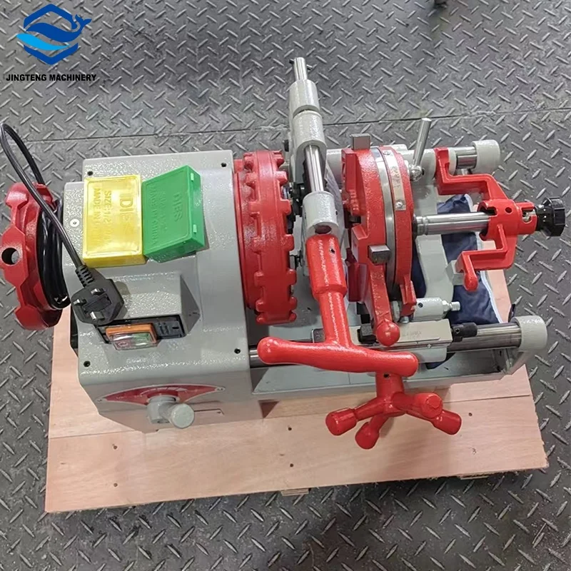 3" Portable Electric Steel Pipe Threading Machine  Ordinary Carbon Steel Stainless Steel Pipe Thread Rolling Equipment