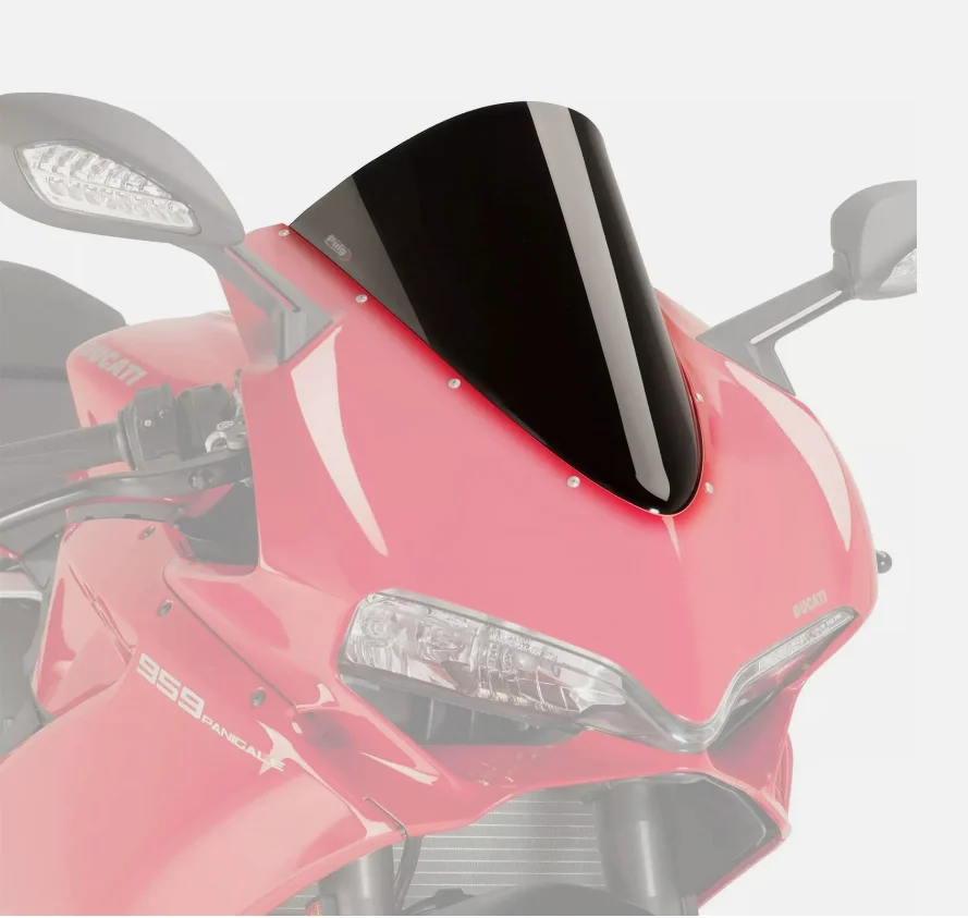 high quality Motorcycle Racing Windshield Windscreen Double Bouble ABS Plastic For Ducati 1299 959 PanigaleS 959 2015-2019 7621H