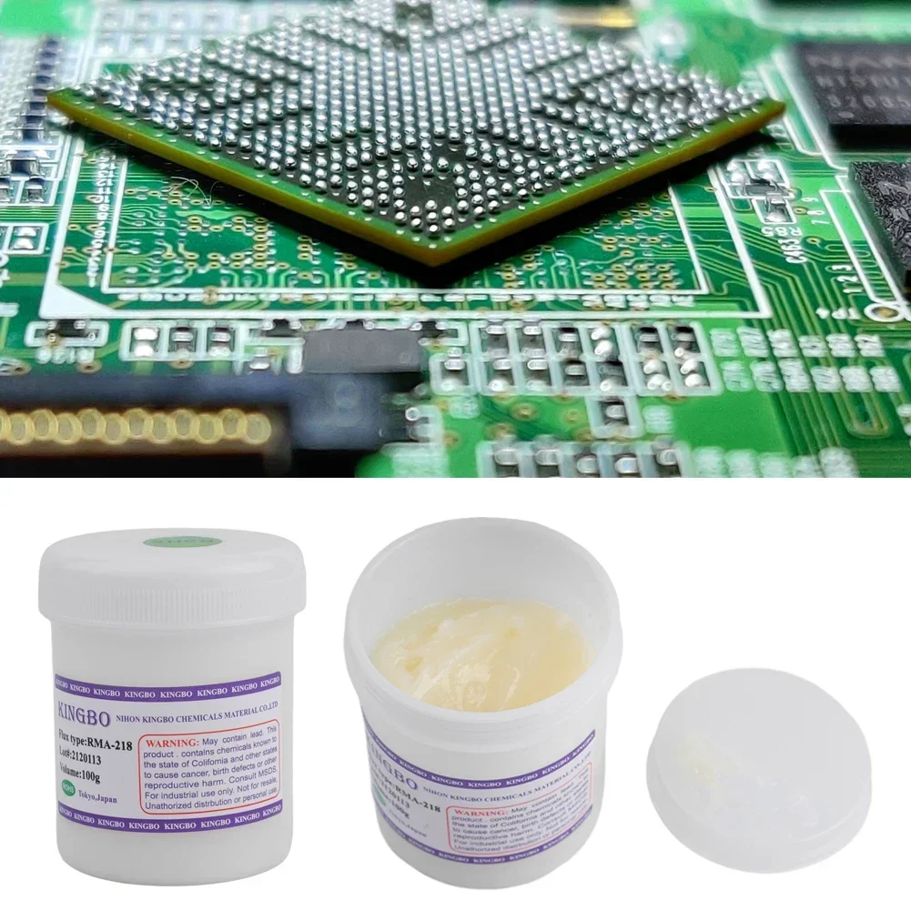 100g Flux 1pc Accessories Mobile Phone Repair RMA-218 Reflow Reball Tacky Soldering Practical High Quality