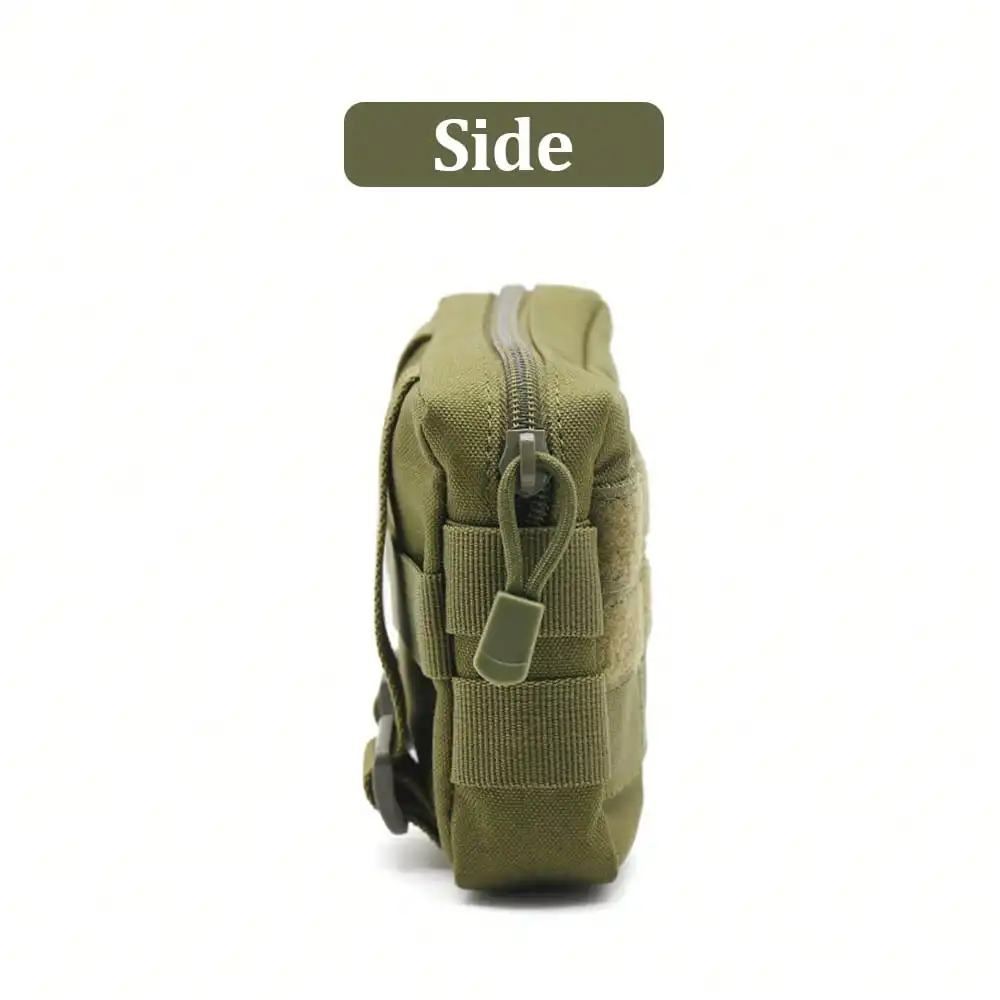 Outdoor EDC Jagd Taktische Molle Tasche Taille Pack Münze Handy Tasche Nylon Tragbare Männer Kulturbeutel Kupplung Outdoor – Detail 10