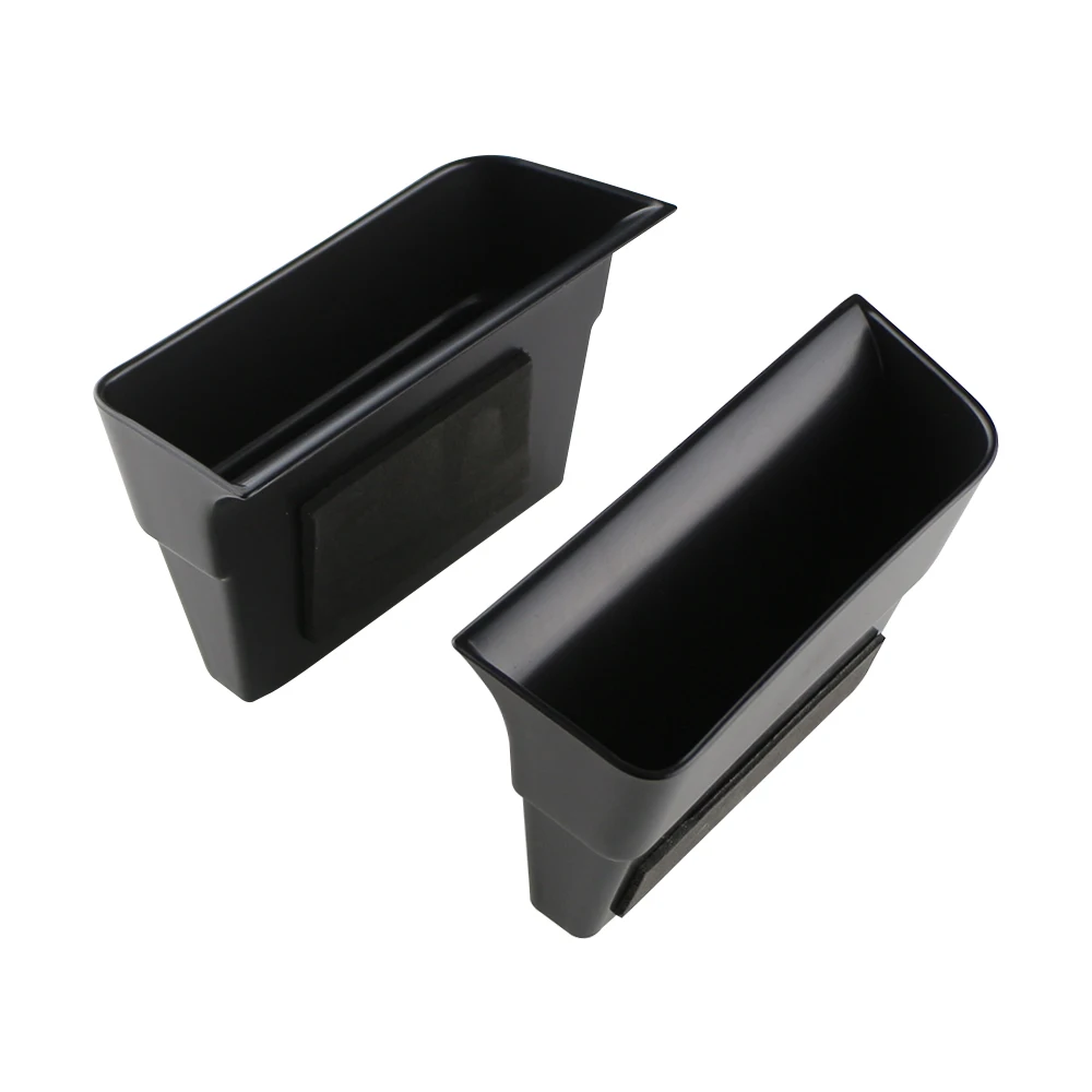 1Pair ABS Car Door Handle Boxes Case for Ford Explorer 2020 2021 2022 2023 Door Armrest Storage Box Holder Accessories