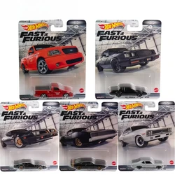 Original Hot Wheels Premium Fast and Furious Speed Vehicle Alloys Models Firebird Car Toys for Boys Diecast 1/64 Collectible Set