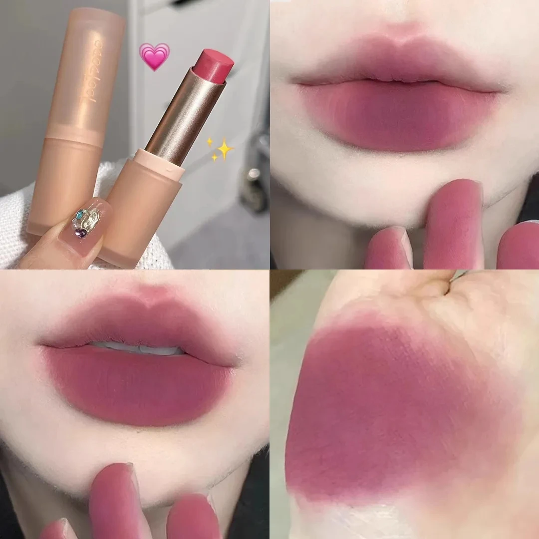 6 Colors Mist Velvet Matte Lipstick Waterproof Long Lasting Sexy Red Pink Nude Lipsticks Stick Lip Tint Korean Makeup Cosmetics