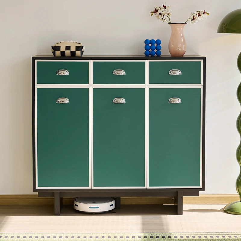 Modern Design Living Room Furniture Wooden Shoe Case Cabinet Showcase Kitchen Cabinet Shoe Racks Entrance Cabinet Sideboard