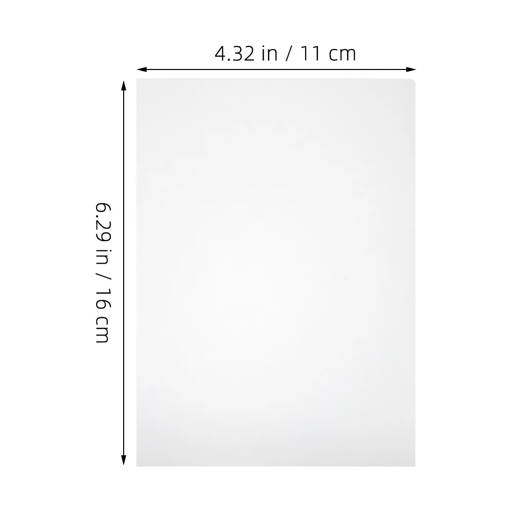 100Pcs Waterproof Resistant Hot Laminating Sheets Photo Pouches Scratch Photos Documents Memory Party