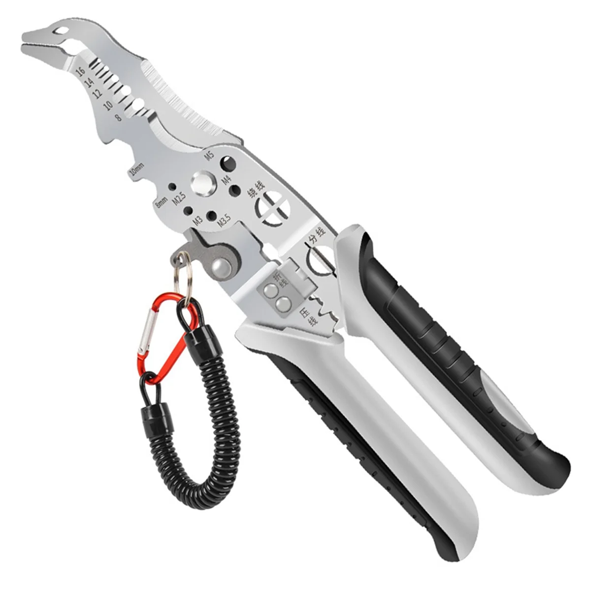 

Wire Stripper Tool Electricians Wire Cutter for Wire Cutting Winding Pulling