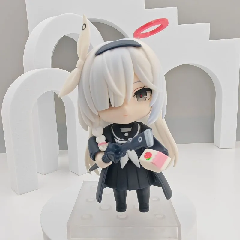 

12 см игра синий архив Prana фигурка Kawaii Q версия настольная стоячая поза украшение модель коллекция игрушек украшения подарок