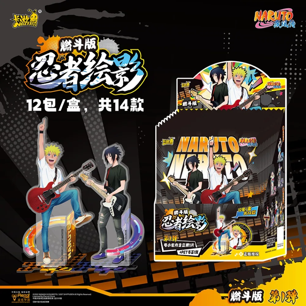 Novo kayou genuíno naruto acrílico figura ornamento altamente amado anime papéis surpresa design criativo modelos de mesa brinquedos presentes
