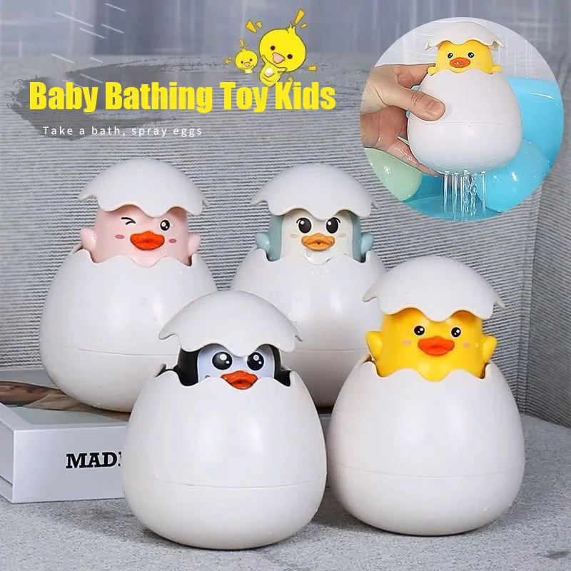 

Детская игрушка для купания: милые уточки и пингвины, распылитель воды, душ-разбрызгиватель для ванной, игрушки для игр в воде, подарок для детей
