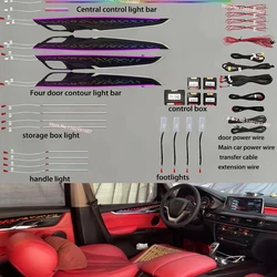 For BMW X5 X6 2014-2019 new trim panel BMW X5 new ambient light Symphony RGB Star LED Atmosphere Lamp luminous decorative panel