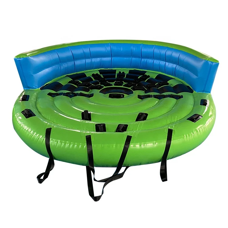 

Good Quality Tarpaulin PVC Inflatable UFO Towable Donut Water Ski Tube for Boating