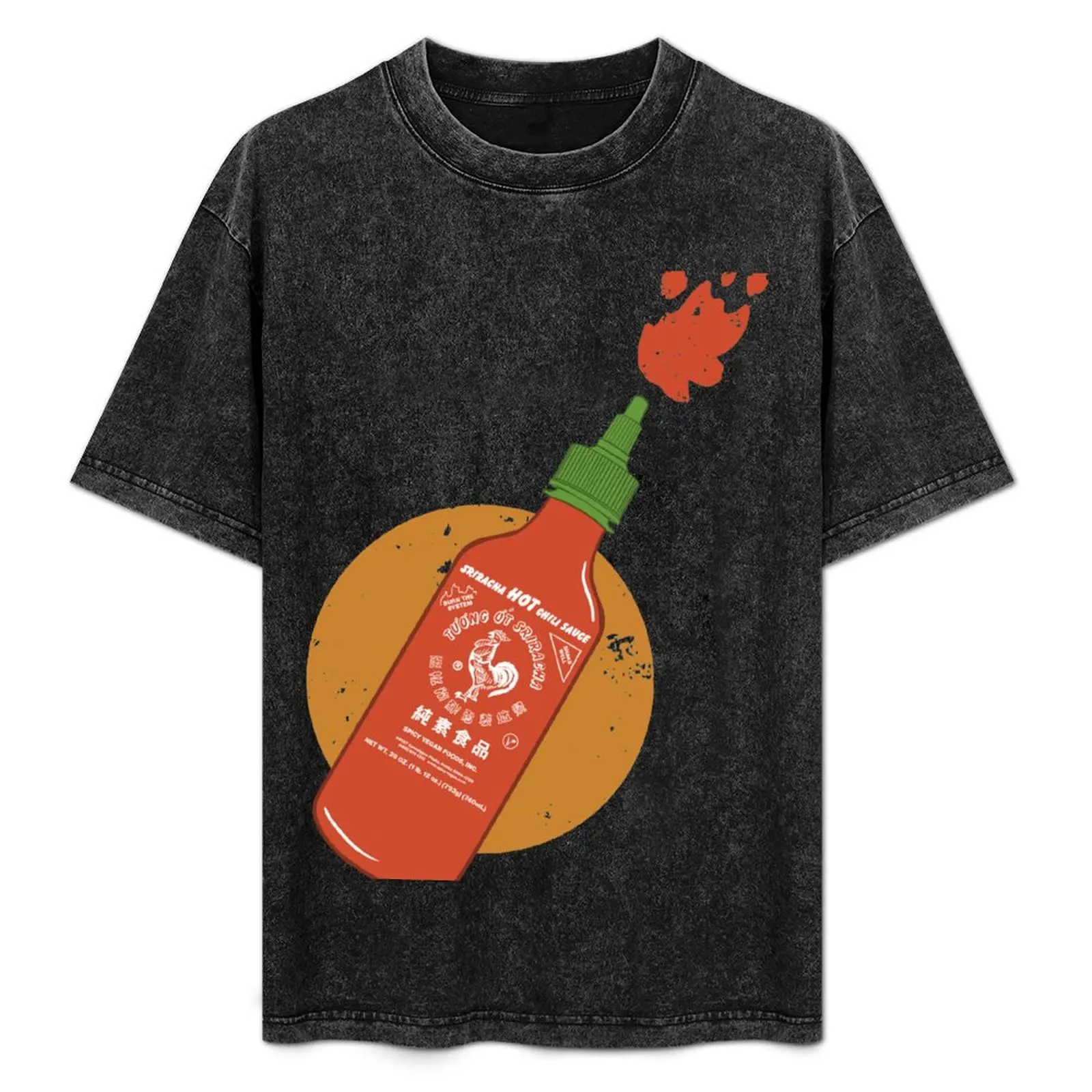 

Colorful Sriracha T-Shirt Large Size Loose Casual Tee