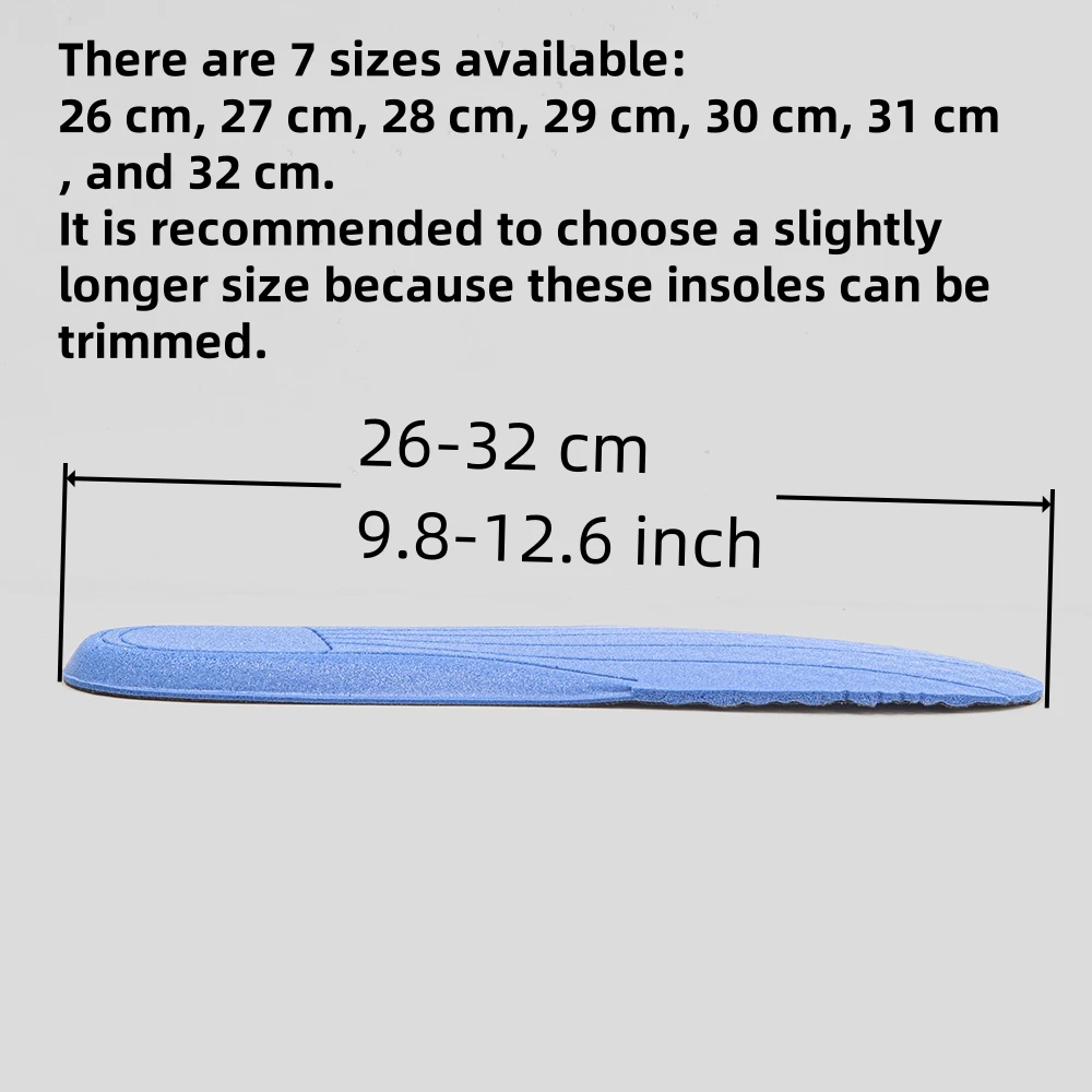 Large Size Non-slip insoles Odor-resistant Sports insoles Casual shoe insoles Breathable Shoe Insoles Shock-absorbing