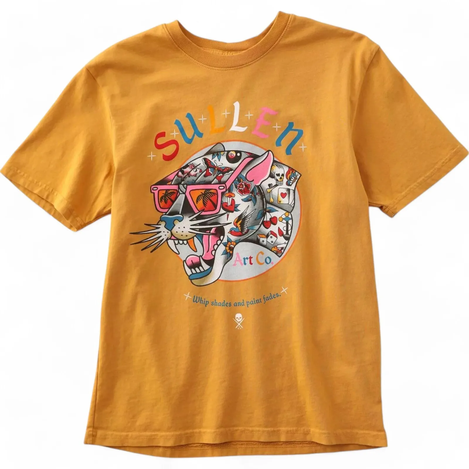 Women's Sullen Angels Art Co Collective Whip Shades Paint Fades Premium T-Shirt