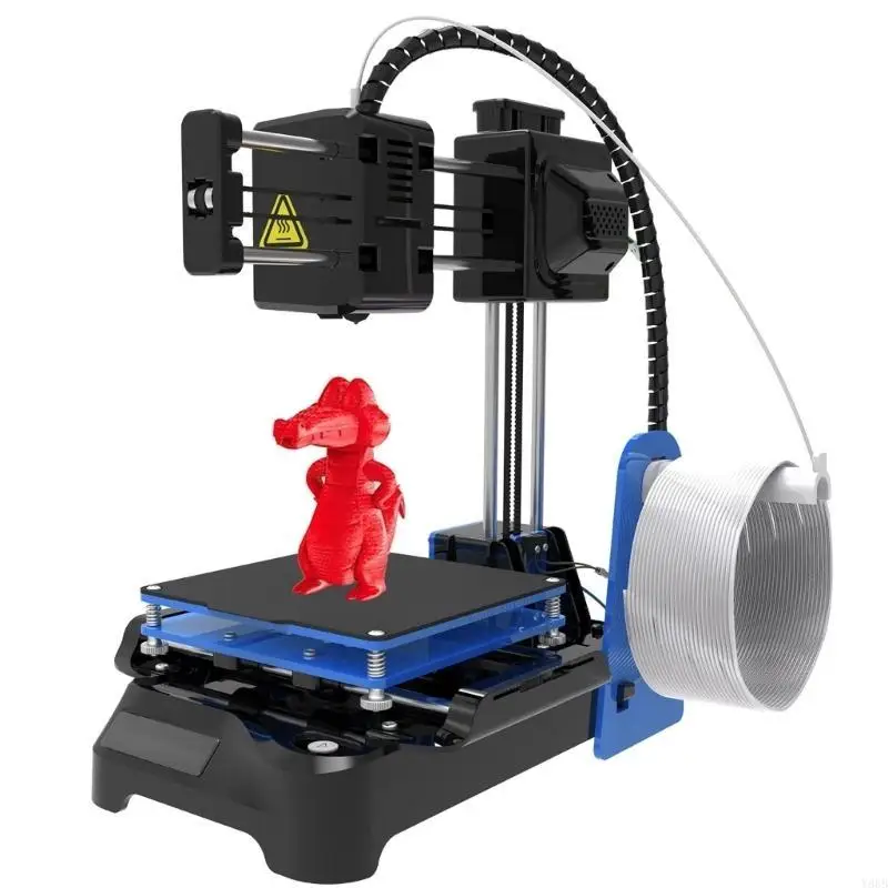 Impresora 3D portátil Y88B para principiantes FDM Impresión con conexión USB calefacción rápida y ranura para tarjeta