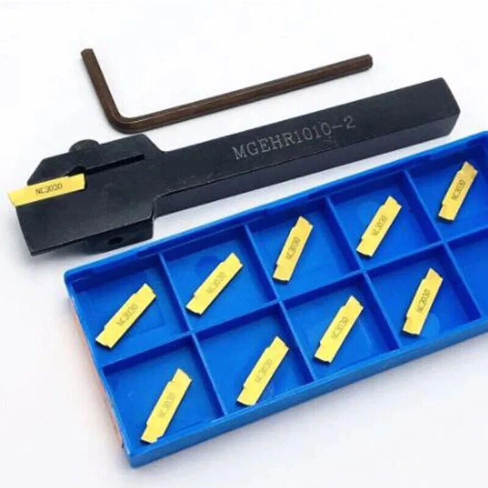 

10mm MGEHR1010-2.5 CNC Grooving Cut-Off Holder 2.5mm + MGMN250-G Carbide Insert For Metalworking Tool Accessory In Stock