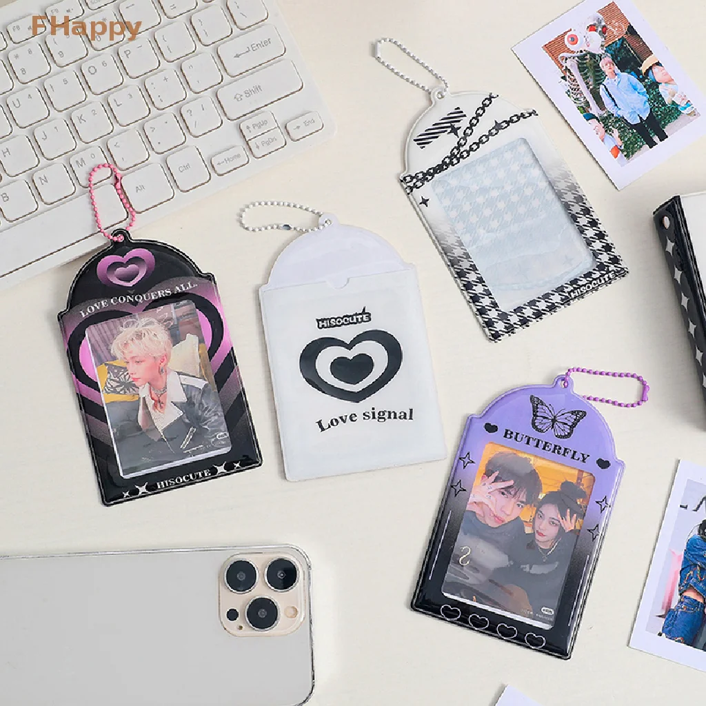 Cartoon Photo Card Holder Sleeve Protective Photocards Postcard Credit Card Protective Holder