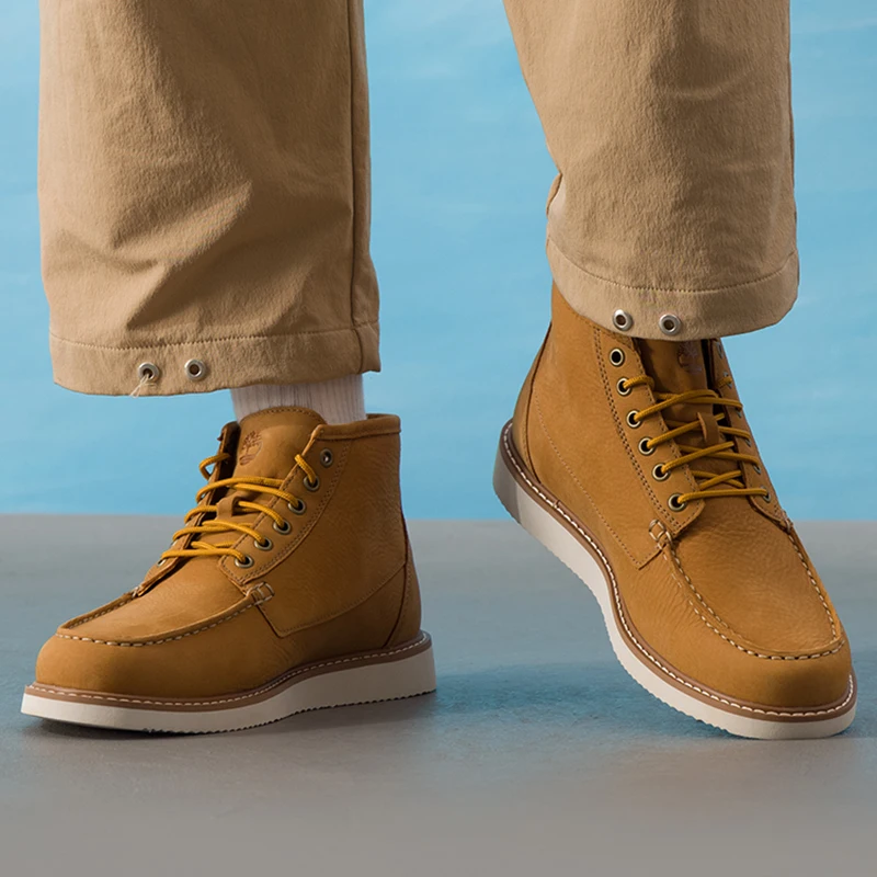 أحذية تمبرلاند الرجالية متوسطة الدانتيل أحذية تشوكا للأعمال أحذية متوسطة القطع أحذية للسفر في الهواء الطلق A6Aze754