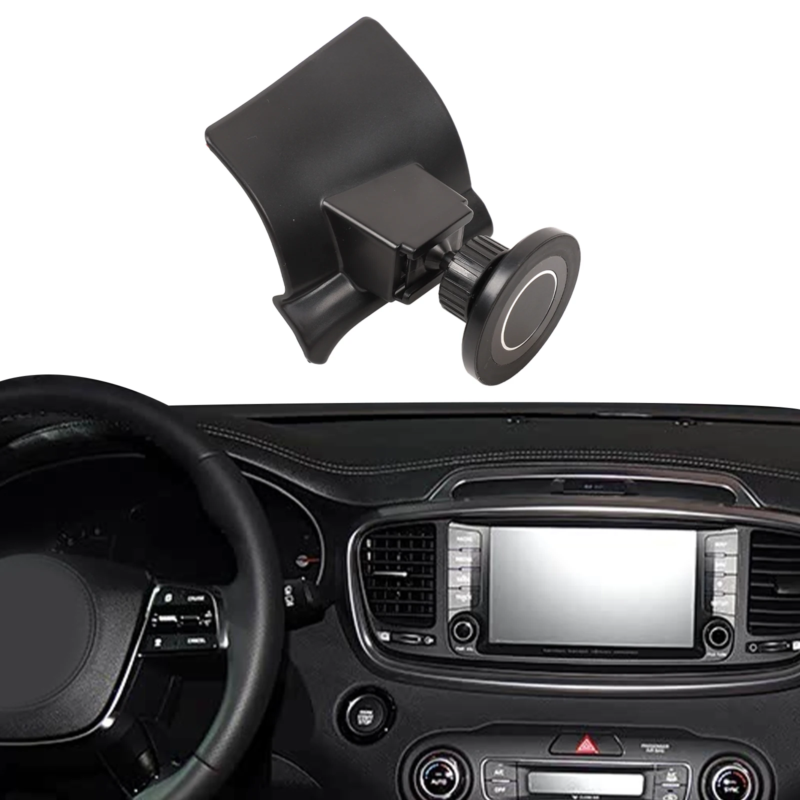 

Держатель для телефона и GPS-навигатора на центральную консоль автомобиля, крепление на воздуховод, для Kia Sorento 2015-2020, аксессуары для салона автомобиля