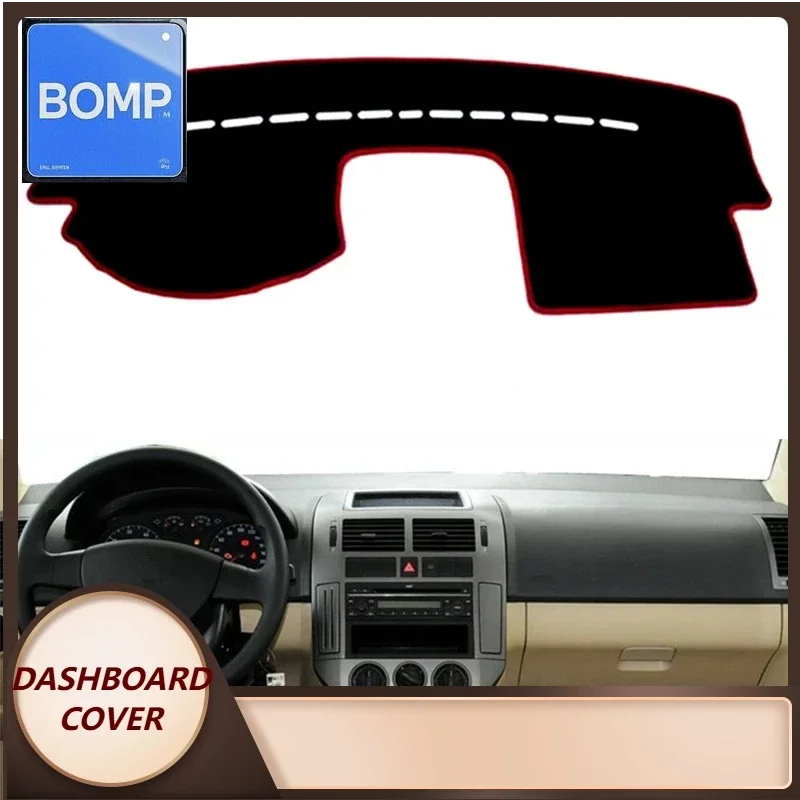 صالح ل Volkswagen VW Polo 9N 9N3 2002 2003 2004 2005 2006 2007 2008 غطاء لوحة سيارة حصيرة وسادة داش مجلس ظلة البساط الوصول