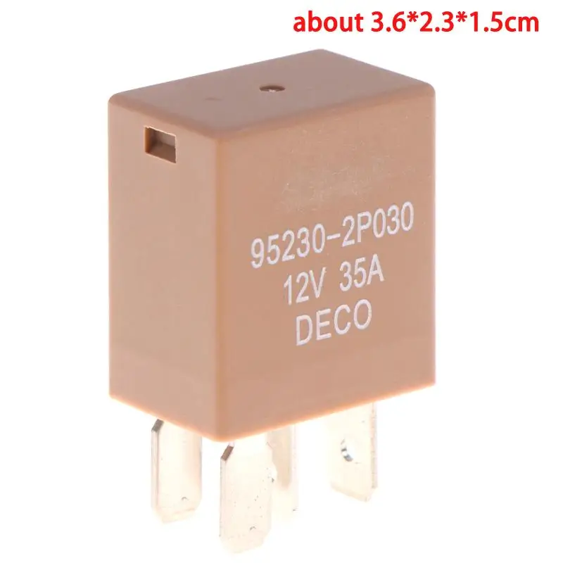 ·12V 35A Automotive Relay 95230-2P030 4Pin Car Relay Stable Conductivity For Vehicle Electrical Repair Replacement