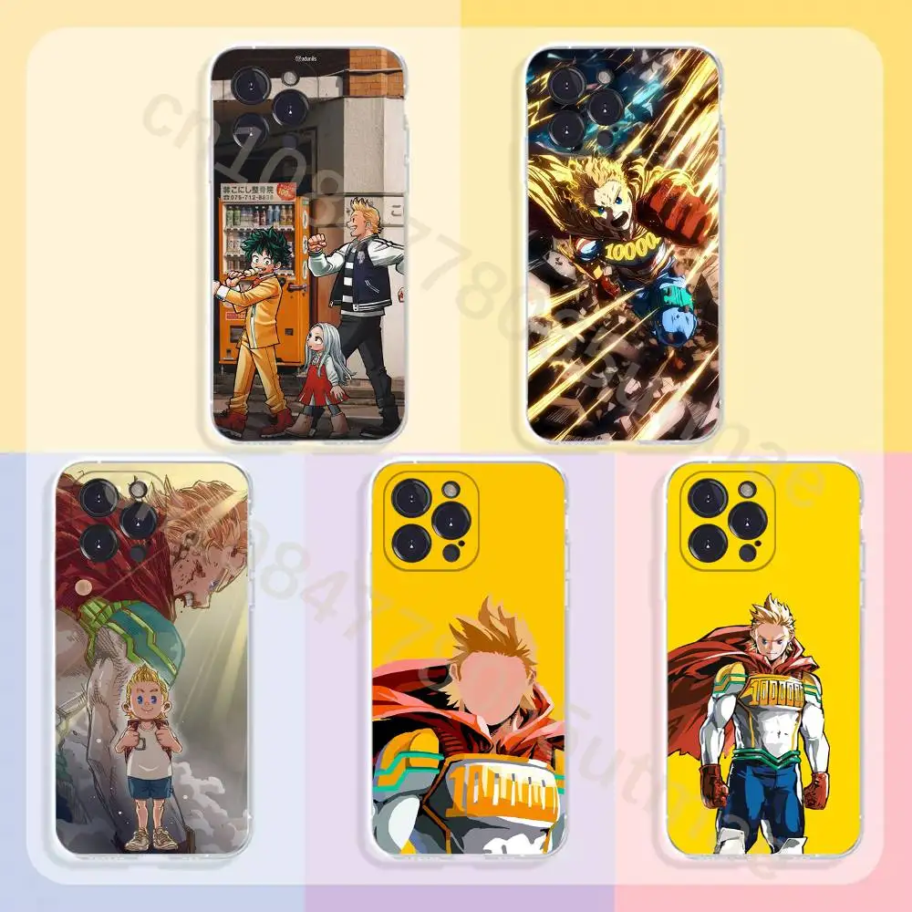 

MHA Mirio Togata Lemillion Phone Cases For iPhone17,16,15,14,13,12,11,Pro,Max,Plus Luxury Camera Protection Plastic
