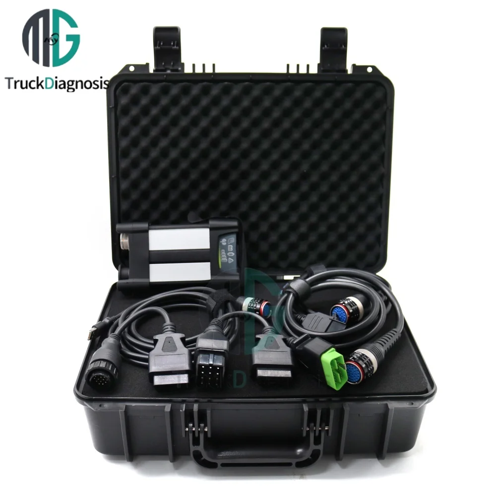 New vocom 2+ 88890400 Heavy Duty Truck excavator Diagnostic OBD 2 scanner Cable VOCOM2 Interface with SSD Diagnostic Tool