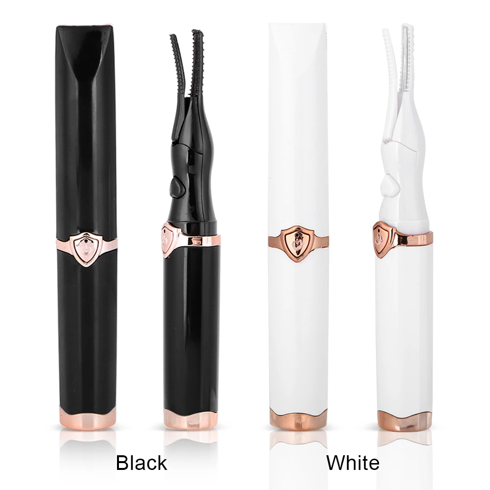 Rizador de pestañas en caliente, rizador de pestañas eléctrico recargable por USB, rizador de pestañas Natural de calentamiento rápido de larga duración