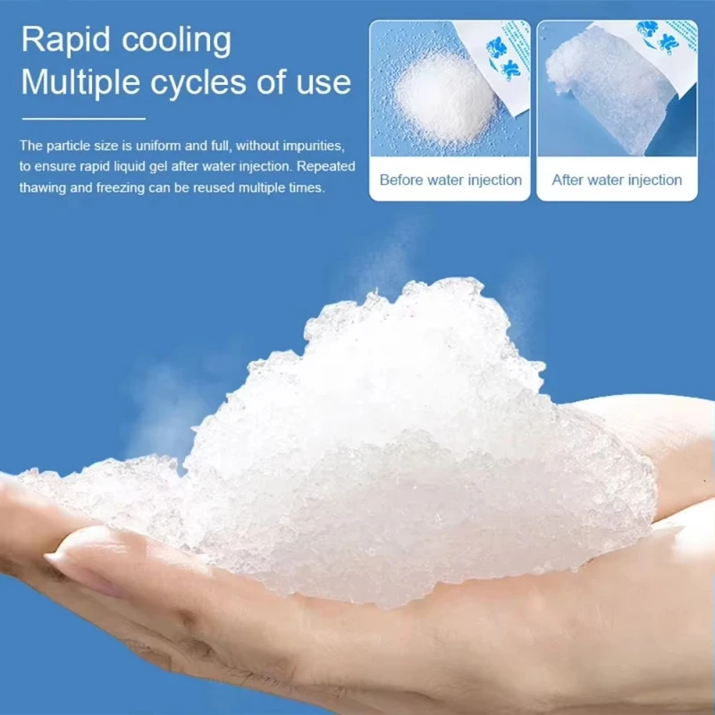 100pcs/400ml Reusable Cold Compress Gel Ice Packs for Injuries, Pain Relief, Safe Eco-Friendly Hot and Cold Gel Ice Bag