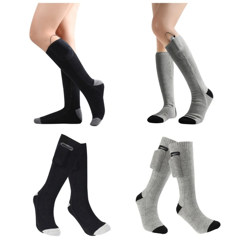 Heated Sock for Men Women, Electric Heated Sock, Rechargeable Heated Sock with 3 Levels Heating Settings Feet Warmer