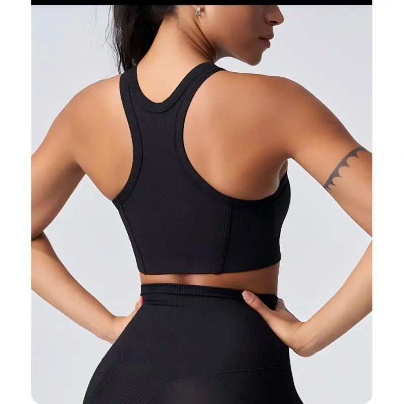 

High Waisted And Hip Lifting Outdoor Fitness Suit, Underwear, Beautiful Back, Threaded Breathable Quick Drying Yoga Suit
